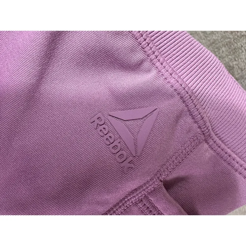 Reebok Lavender Joggers Women’s Medium Athletic Pants Drawstring - Picture 3 of 8